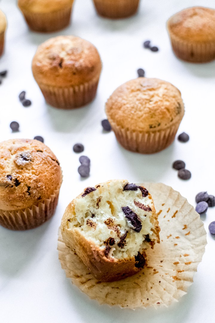 Sugar-Crusted Chocolate Chip&nbsp;Muffins
