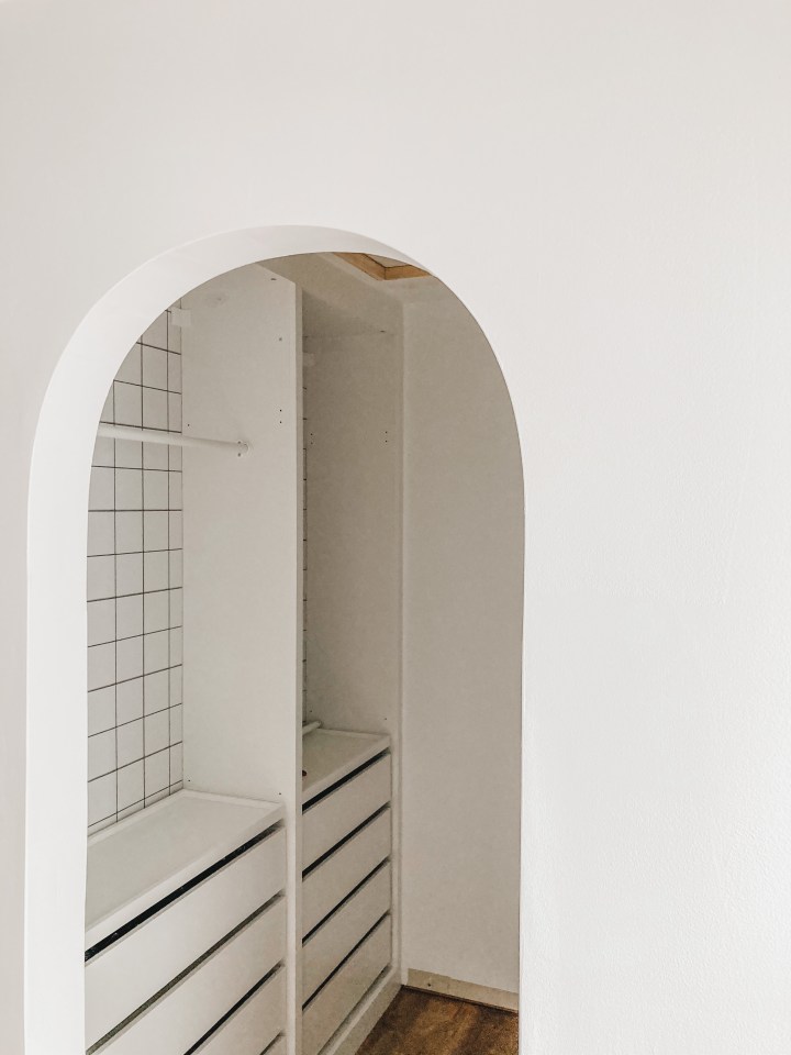 Converting a doorway into an&nbsp;archway